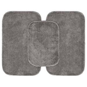 Коврик-гирлянда «Деко», набор для ванной из 3 предметов Garland Rug, цвет Medium Gray