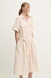 Платье Answear Lab, бежевый