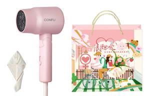 Фен для волос Confu, Cherry Blossom Pink [Valentine's Day Shopping Bag Set]