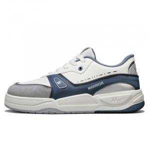 WARRIOR Нескользящие, износостойкие, дышащие низкие кроссовки для скейтбординга, мужские, бежевые, серые, синие