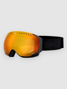 Очки для сноуборда Sinner Emerald Matte Black Goggle, dbl full orng mirror vent