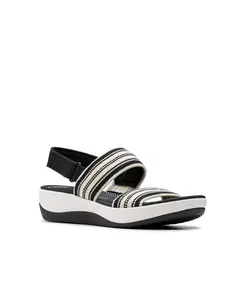 Женские сланцы Arla Stroll на шлепанцах с открытой пяткой Clarks, черный