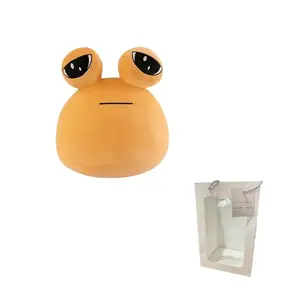 Уродливая милая причудливая плюшевая кукла инопланетной улитки с большими глазами, высота 25 см G.DUCKKIDS