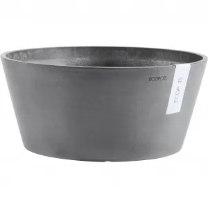 Цветочный горшок ECOPOTS «FRANKFURT Grey», ШxГxВ: 50x50x25 см, серый