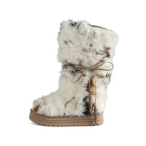 Женские милые завитые зимние сапоги 32 см, разноцветные DOLIN COLLECTION, Multicolor