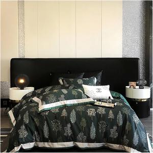 YUSIWOAL Комплект постельного белья V-intage с цветочным принтом розы из египетского хлопка 1000TC