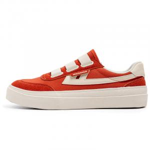WARRIOR Кроссовки для скейтборда с эффектом увеличения роста, устойчивые к истиранию, легкие и дышащие мужские низкие кеды из холста красного бежевого цвета, цвет Red Beige