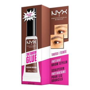 Гель для бровей Brow Glue, придающий форму бровям NYX Professional Makeup, цвет 03 warm brown, 5 гр