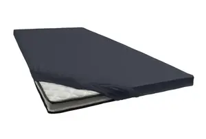 Простыня Janine "TOPPER 5001/", с эластичным краем по низу 180-200х200-220 см, 1 шт., цвет titangrau