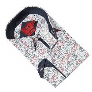 Мужская рубашка Slim fit с контрастными пуговицами Elie Balleh