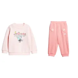 Детский спортивный костюм Casual Sportswear KNIT CREW Adidas, розовый/розовый