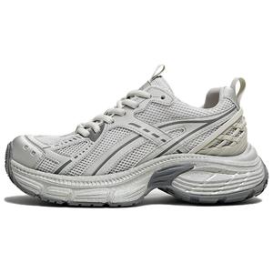 TATA Дышащие массивные кроссовки женские низкие серые серебристые, цвет Gray/Silver