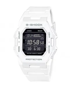 Мужские цифровые часы с белым корпусом из смолы, 46.3 мм, GDB500-7 G-Shock