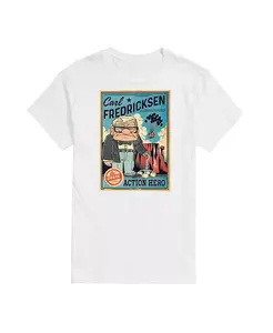 Мужская футболка с коротким рукавом Disney Carl AIRWAVES, белый