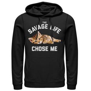 Мужской свитшот The Savage Life Cose Me Cat Humor Licensed Character