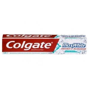 Мл Colgate MaxWhite Cristaux&Blancheur Menthe Cristal 75, Colgate- Palmolive
