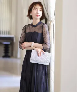 Платье с плиссировкой и бюстье, свадебное платье, вечернее платье, платье для приглашения, платье для особого случая, платье для встречи выпускников Pourvous, цвет Navy