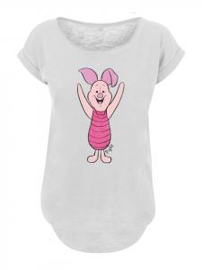 Футболка Disney с изображением Винни-Пуха и Пятачка белого цвета F4NT4STIC