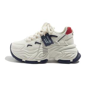 BEIER Женские низкие массивные кроссовки Beige Blue, цвет Beige Blue