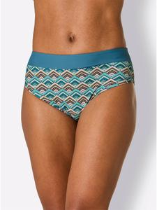 Плавки бикини с бирюзовым и фиолетовым принтом WITT WEIDEN