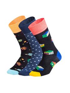 Носки DillySocks Galactic Cubes, Mixed Colors