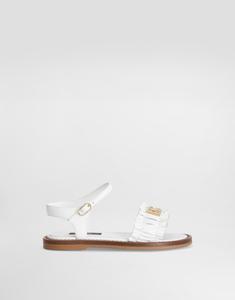 Сандалии из наппы DOLCE & GABBANA, белый