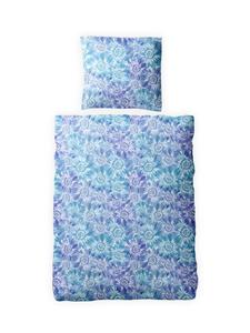 Jack Комплект постельного белья из фланели, 2 предмета, 135x200 см, с рисунком мандалы, синего цвета