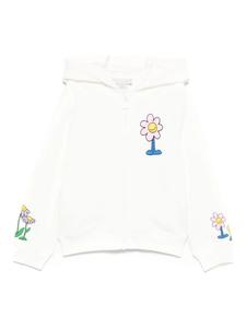 Толстовка с цветочным принтом Stella McCartney Kids, белый
