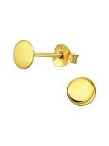 Серьги-гвоздики GEO PLATE из золота, комплект из 2 штук Alexander York, золотой