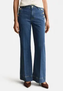 Расклешенные джинсы в морском стиле Gant, Mid Blue