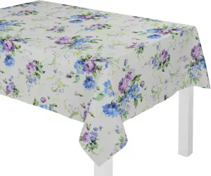 Вирт скатерть "MONTROSE", овал Wirth 130х220 см, фиолетовый/синий
