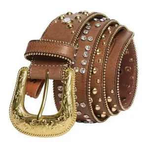 Ремень Superdry Rhinestone, коричневый