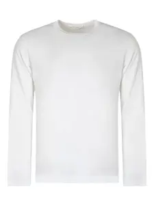 Хлопковая футболка с длинными рукавами CDG Comme Des Garçons Shirt, белый
