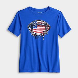 Футболка Boys 8-20 adaptive dry tek graphic Tek Gear, Blue Football