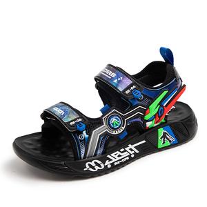 Детские сандалии с низким верхом, нескользящие, износостойкие, дышащие RHOBESAM, синий