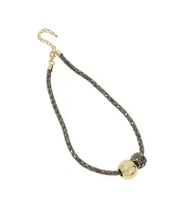 Женское ожерелье-воротник с зеркалом Sohi, gold