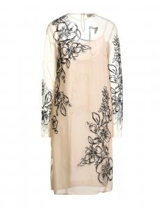 Платье миди Blumarine, бежевый