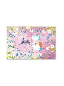 Mr. & Mrs. Panda Головоломка «Единорог-альпинист», не говоря ни слова, пастельно-красного цвета