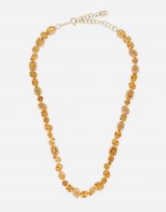 Монохромное ожерелье rainbow из желтого золота 18 карат и цитринов Dolce & Gabbana, золото