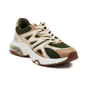 Кроссовки с добавлением кожи Michael Kors, бежевый