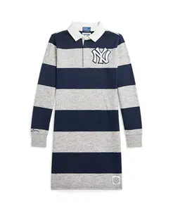 Платье регби Yankees для девочек и малышек Polo Ralph Lauren, мультиколор