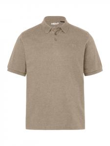 Men Plus Рубашка поло коричневого и серого цвета