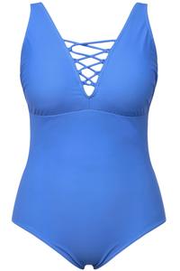 Треугольный купальник Ulla Popken, синий