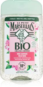Органический освежающий гель для душа с дикой розой Le Petit Marseillais, 250 мл