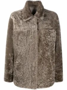 Двусторонняя куртка с мехом Liska, нейтральный