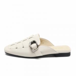 Мюли женские с закрытым носком женские Zhr, серебряный