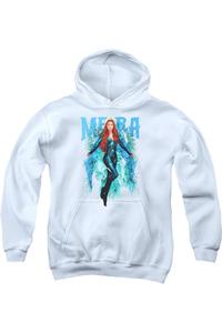 Толстовка с капюшоном Mera из фильма "Аквамен" для молодежи Gildan, белый