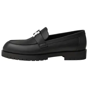 HERMES Лоферы Faubourg женские, черные