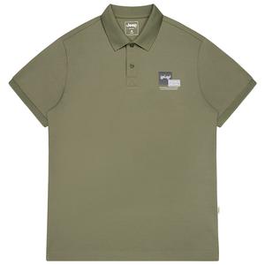 Футболка-поло Unisex с воротником-поло, умеренно прямого кроя Jeep, зеленый-upgraded[official]