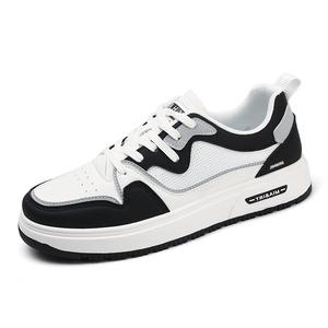 Нескользящие, амортизирующие, износостойкие, легкие, дышащие, низкие мужские кроссовки King Jinmai, White Black